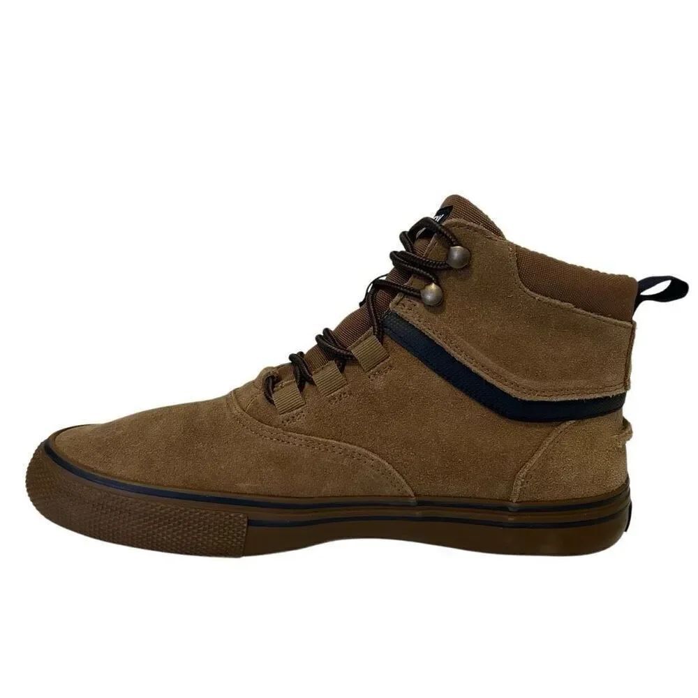 Sperry Striper Storm Men's Sneakers Brown Suede 8 US Waterproof Flannel Shoes st